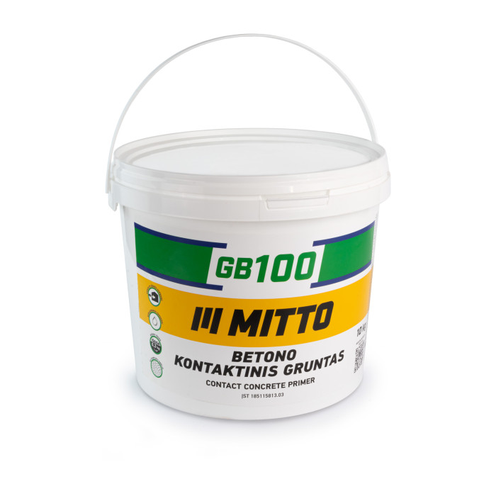 Betono kontaktinis gruntas MITTO GB100, 10 kg