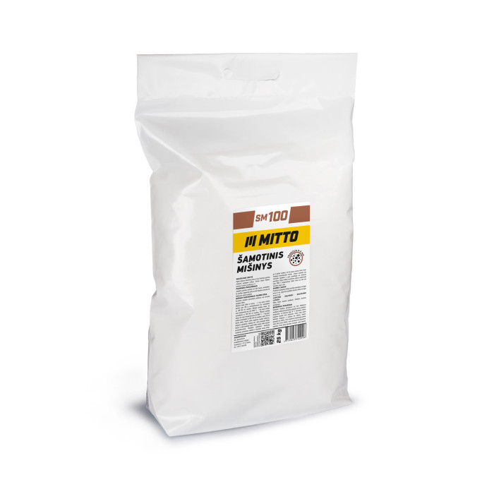 Šamotinis mišinys MITTO SM100, 0-2 mm, 25 kg