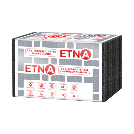 Polistireninis putplastis ETNA, EPS 70 N su grafitu