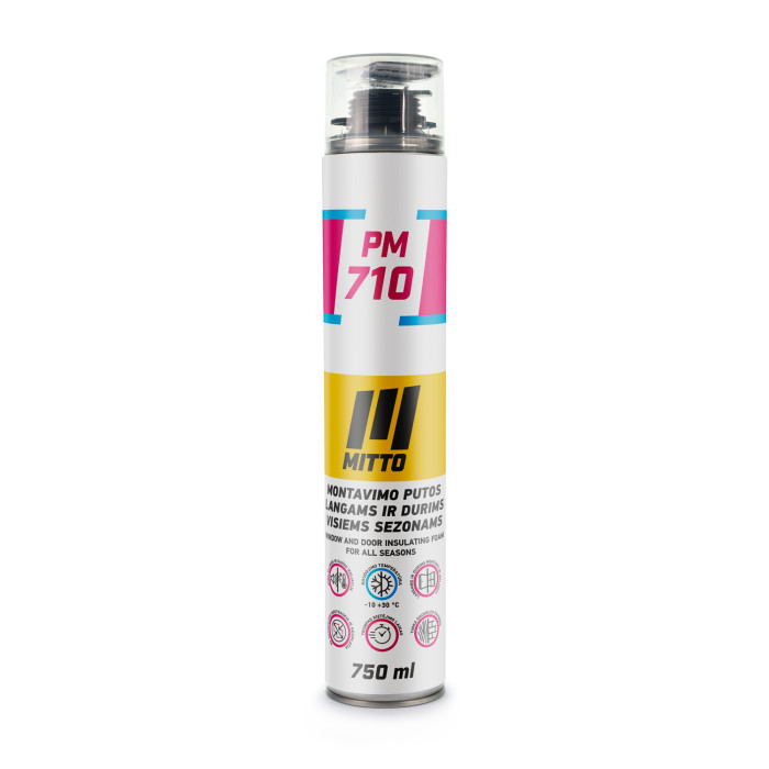 Montavimo putos langams ir durims visiems sezonams Mitto PM710, 750 ml